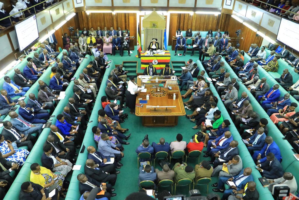 The 11th Parliament of Uganda sitting in March 2023