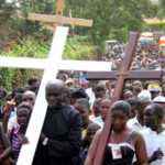 Christians Participate in The Way of The Cross and Hold Joint Prayers at Old Kampala