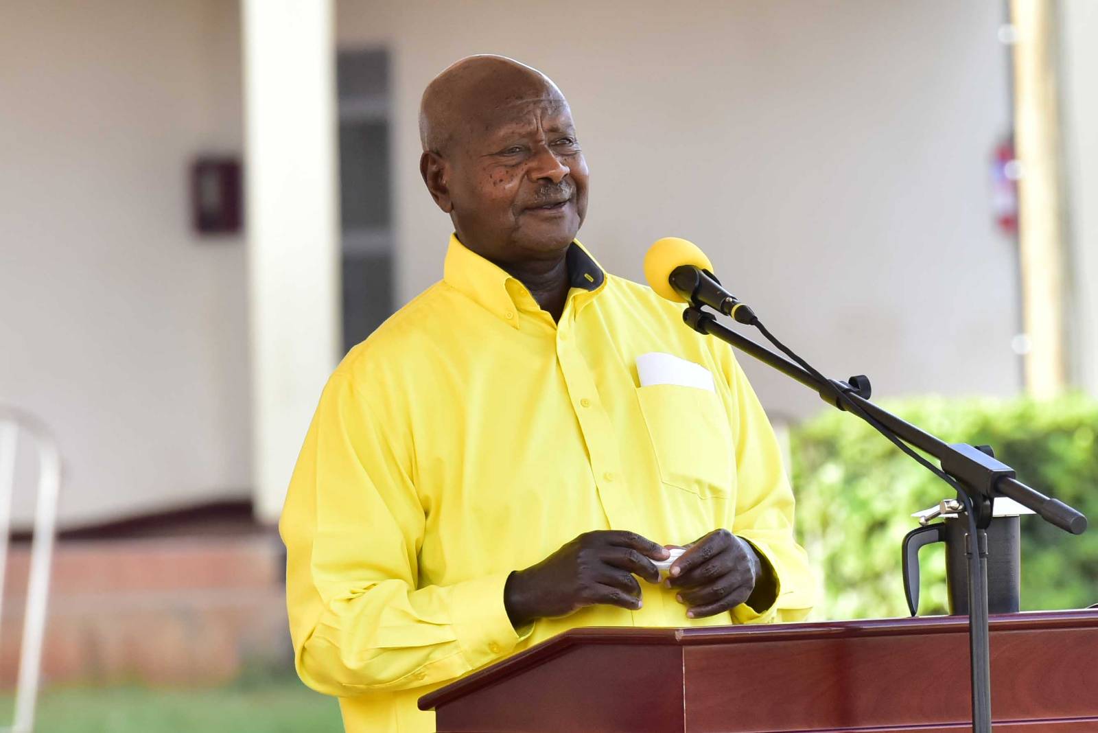 His Excellency Kaguta Yoweri Museveni the President Of Uganda