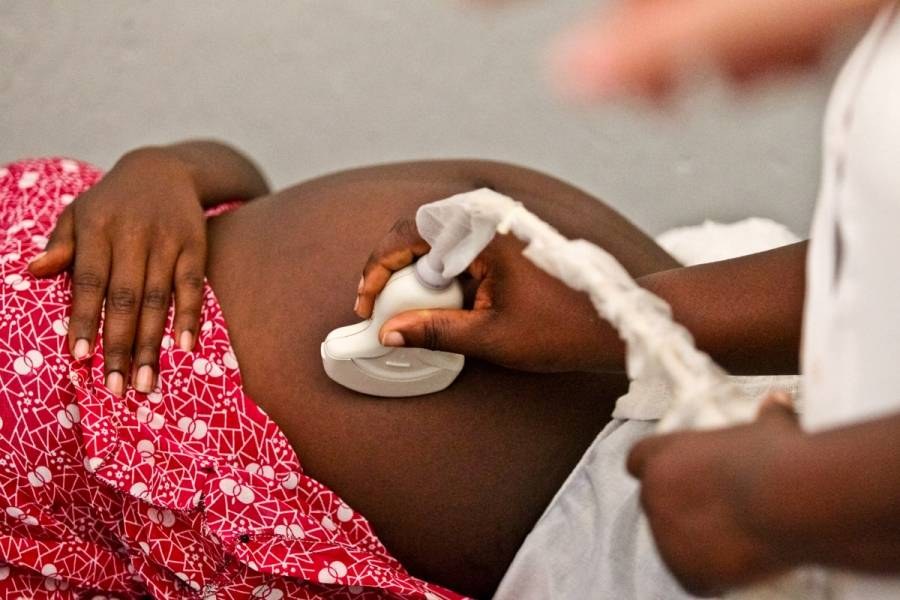 A pregnant woman on an antenatal visit at Mulago Specialized Women And Neonatal Hospital